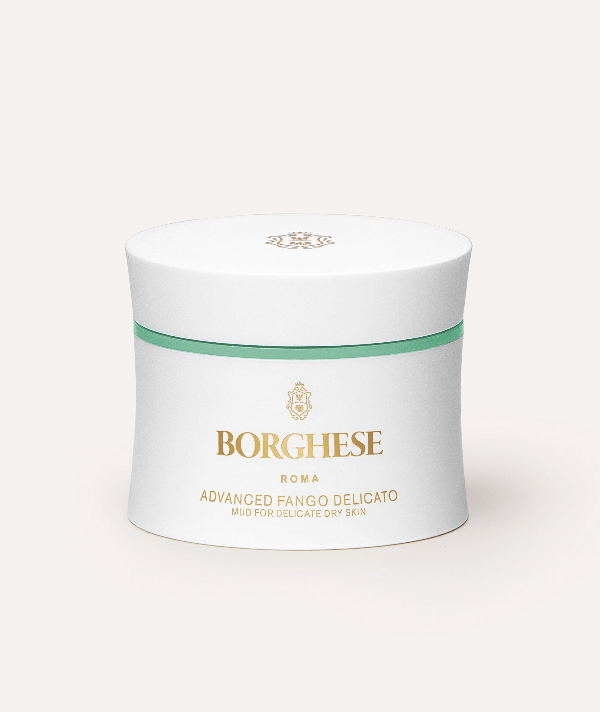 Product shot of tavel size version of our Advanced Fango Delicato Mud Mask