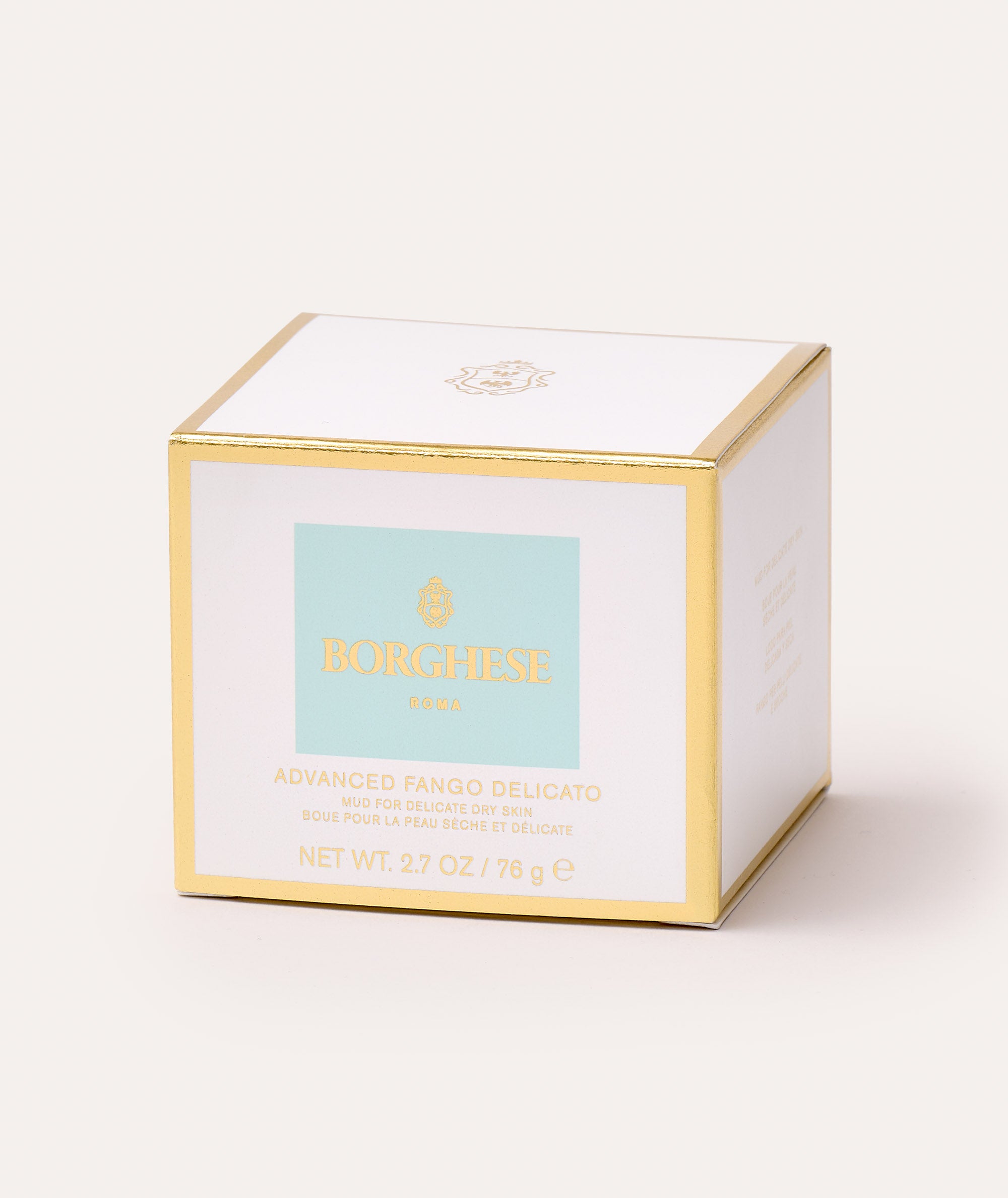 Box  packaging for the travel size Advanced Fango Delicato Mud Mask
