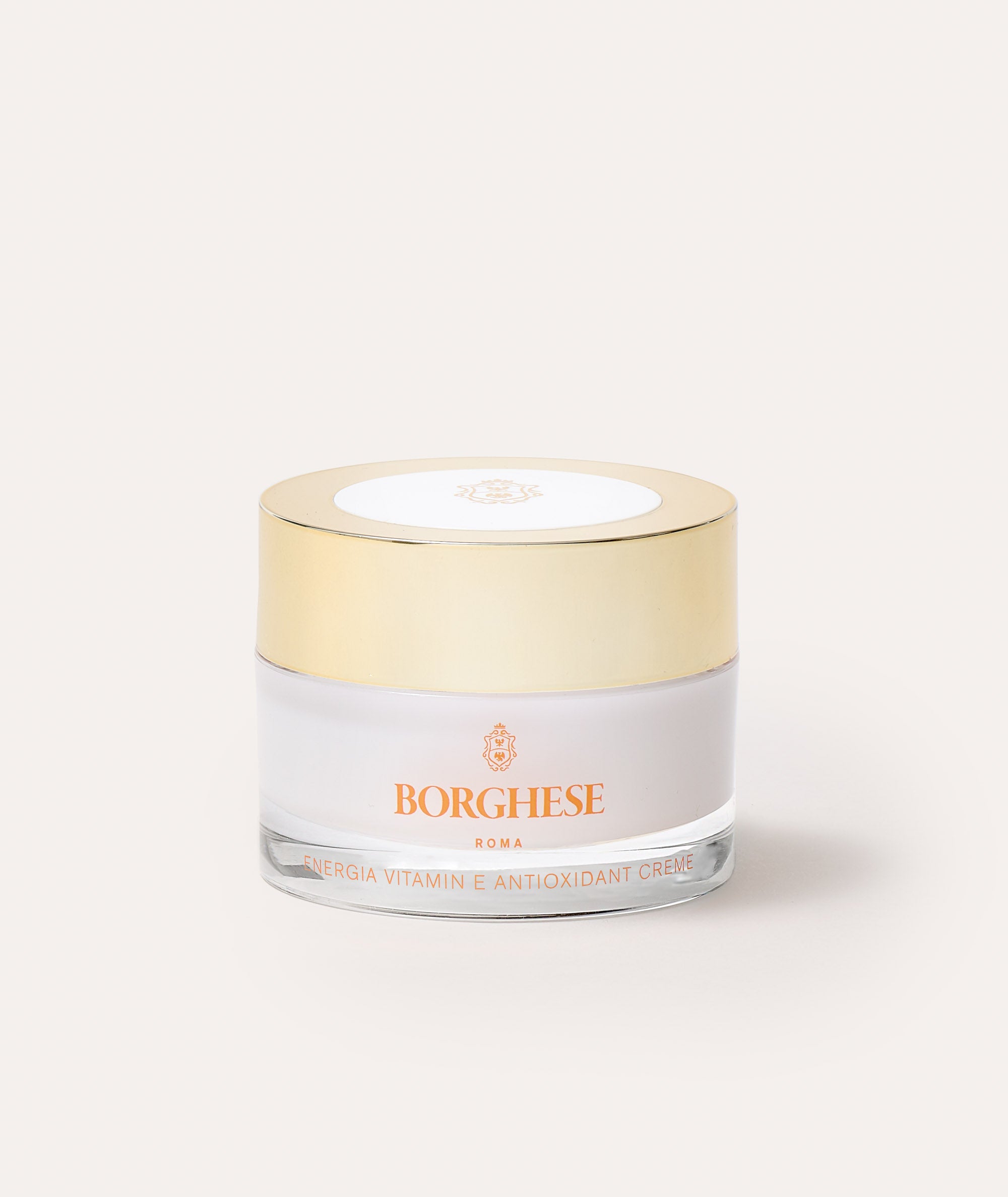 Product image of ENERGIA Vitamin E Antioxidant Creme jar that brightens the skin and protect from environmental toxins