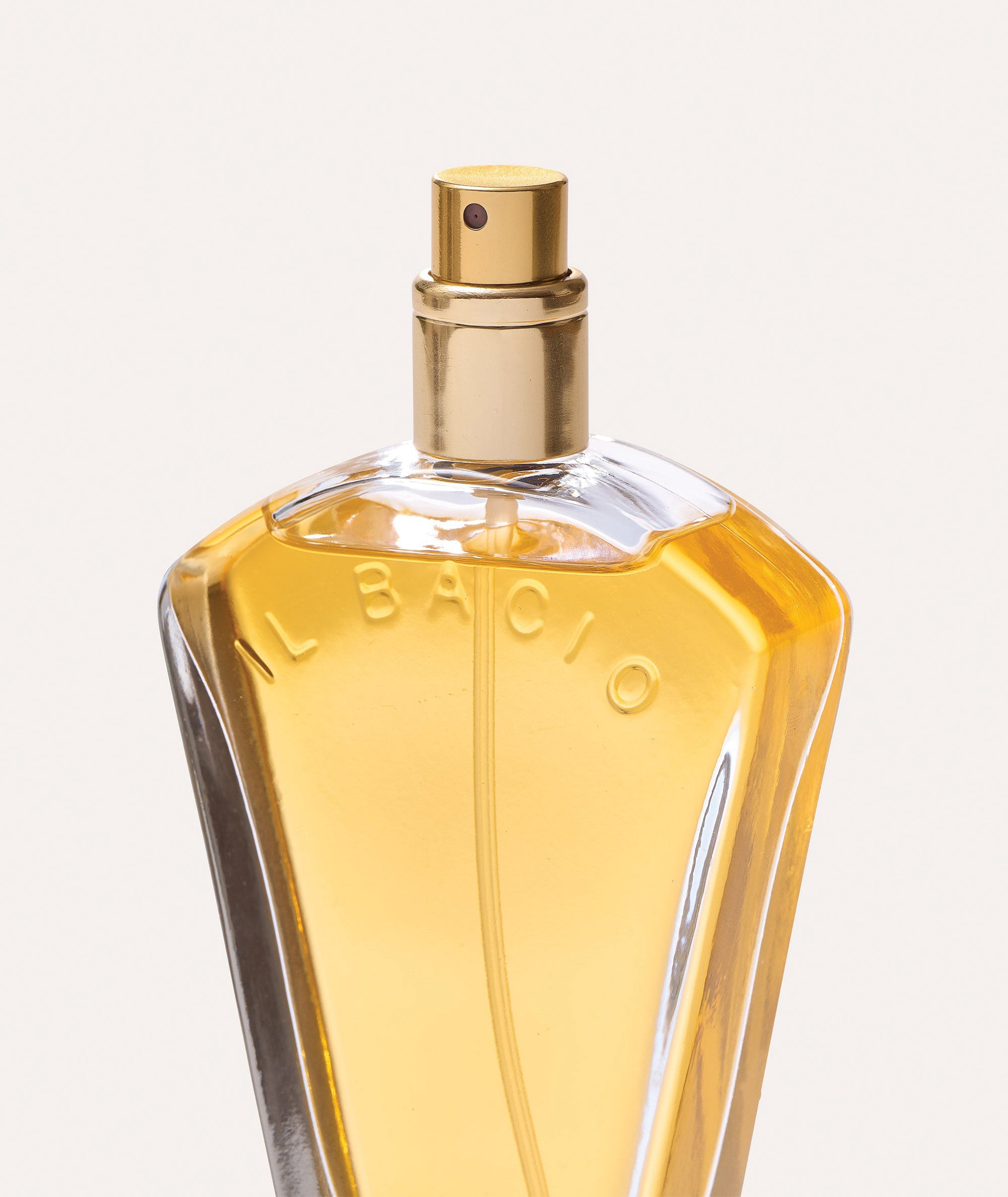 Closeup showing the pump for Il Bacio Eau De Parfum Spray