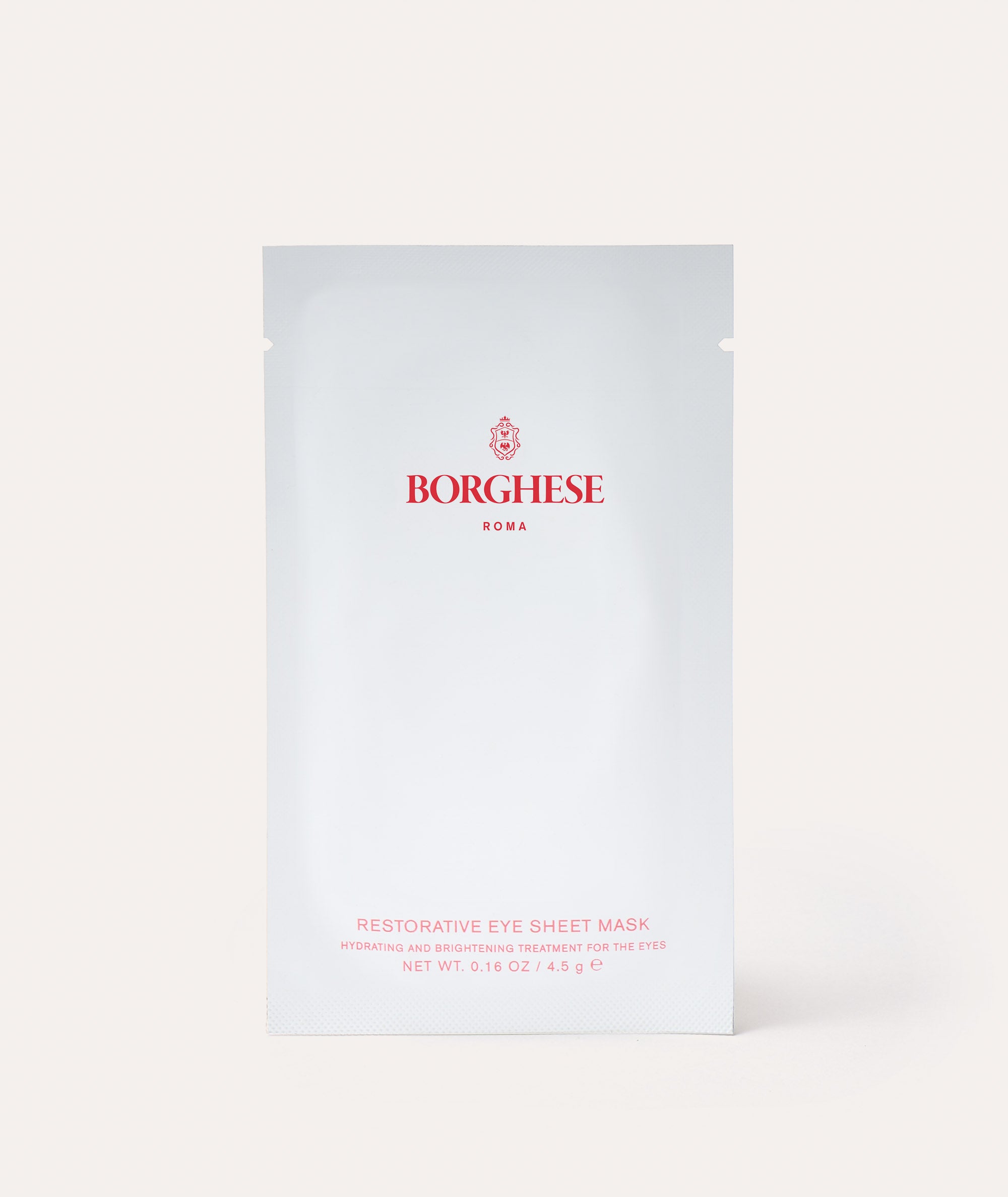Outside view of our Restorative Eye Sheet Masks