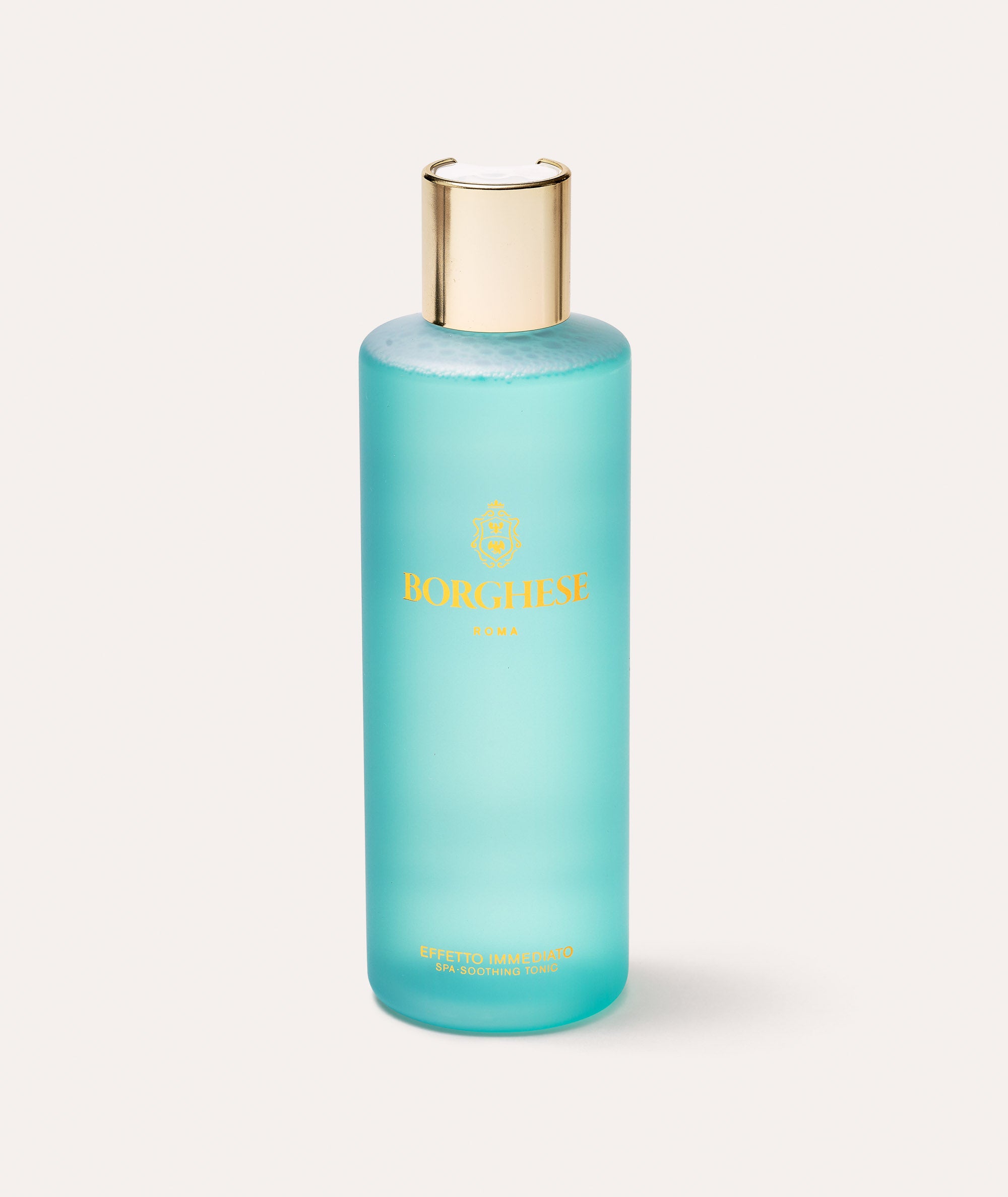 Borghese Roma Effetto Immediato Spa Tonic bottle with gold cap