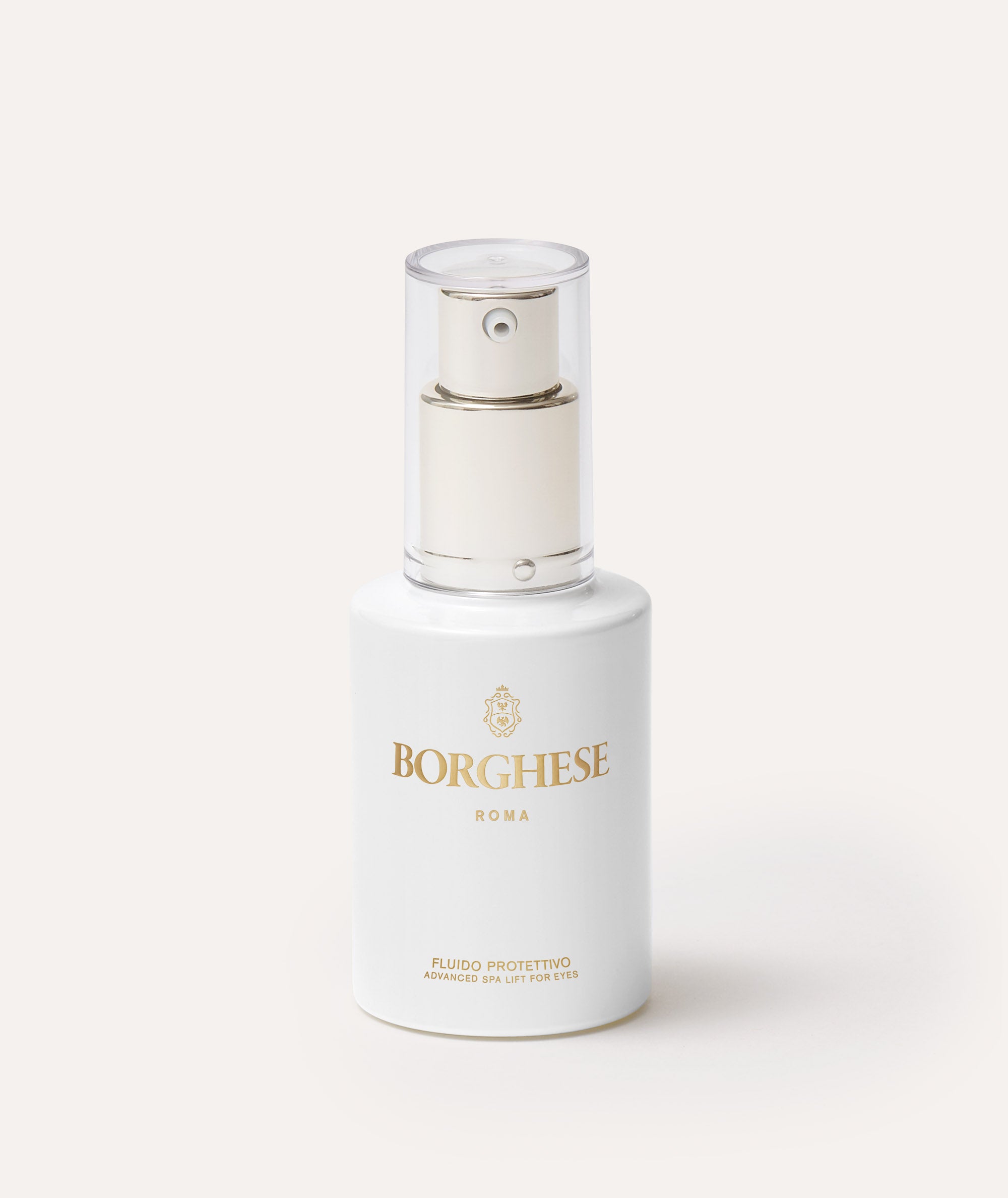 This is a picture of the Borghese Fluido Protettivo Advanced Eye Lift bottle