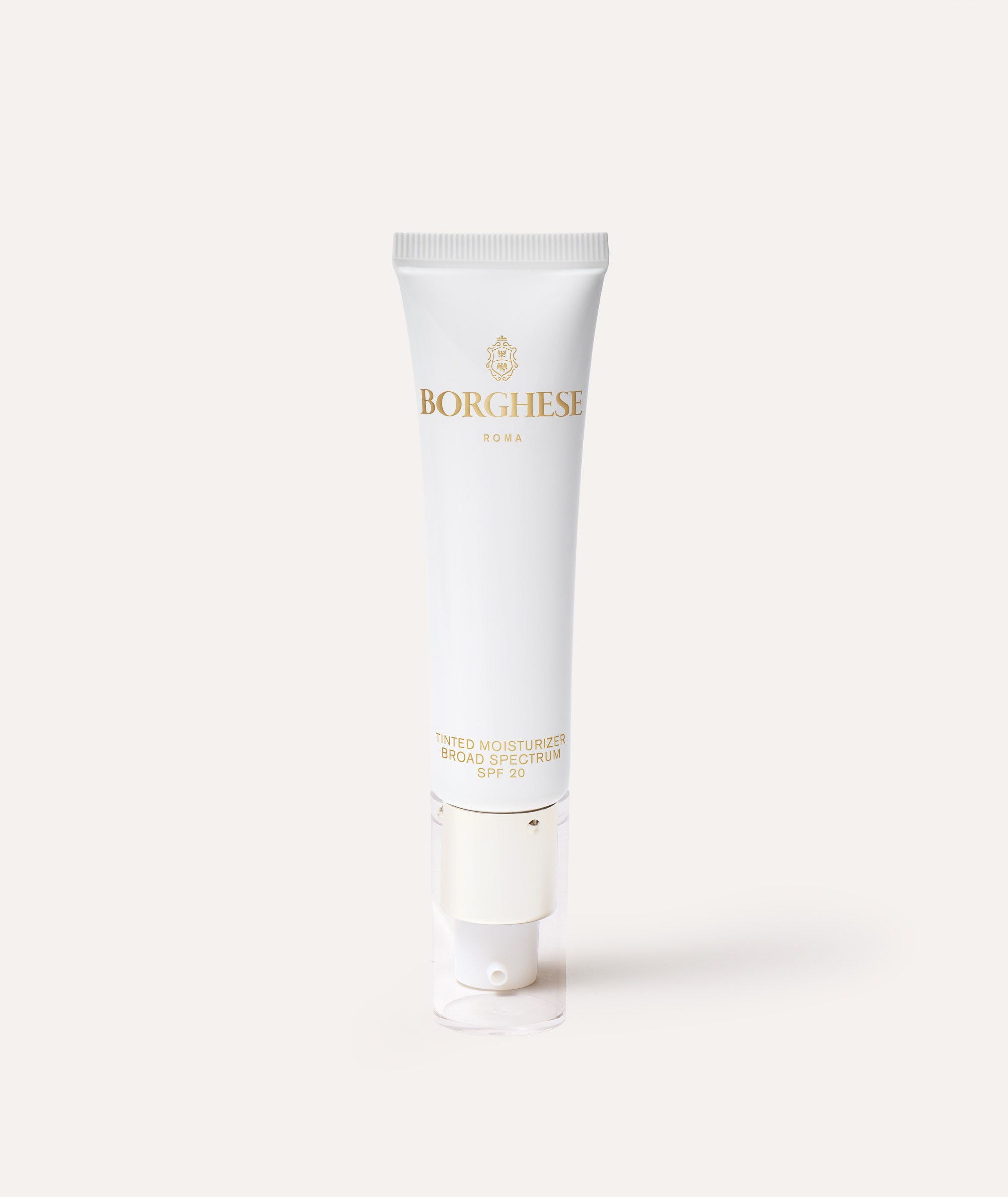 Borghese Roma Tinted Moisturizer in a white tube