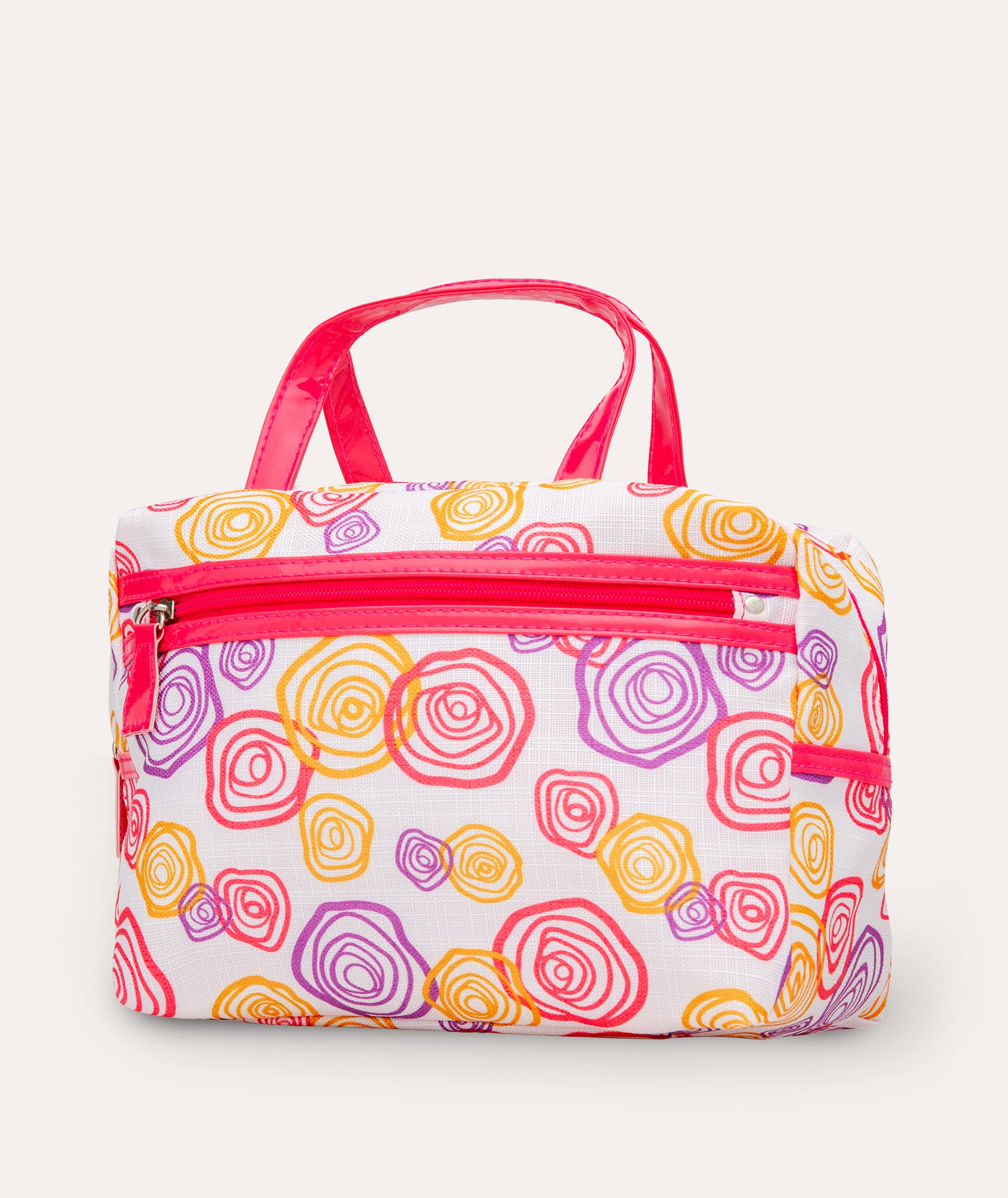 Picture of the Borghese 10 Piece Travel Gift Set swirl print bag