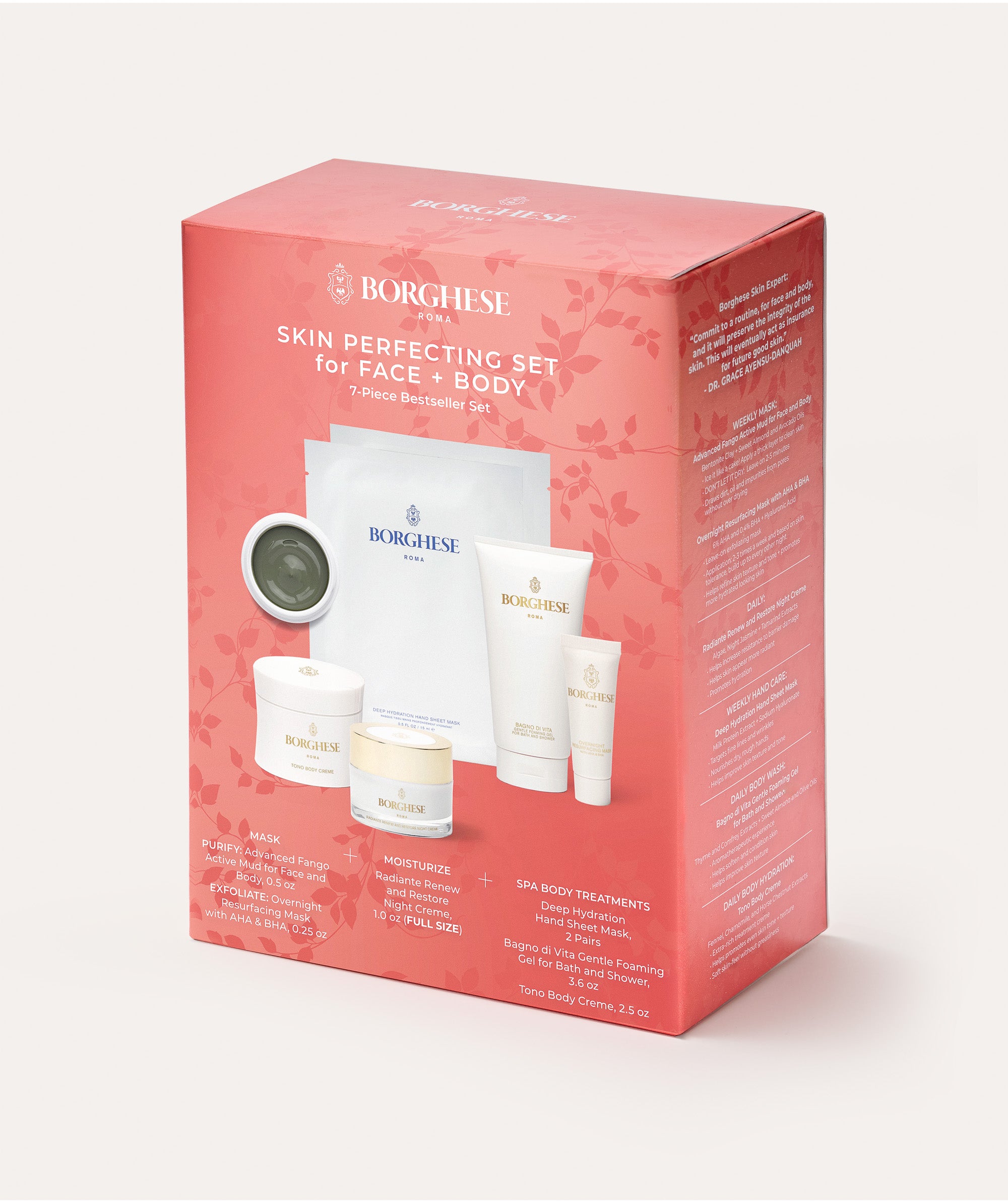 The Borghese Roma 7-Piece Skin Perfecting Gift Set box