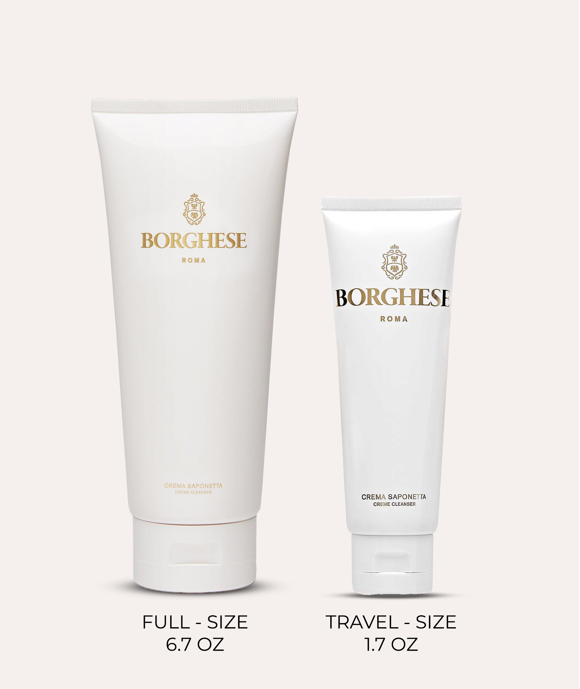 Swatch showing the gold color and thick texture of our Crema Saponetta cleanser