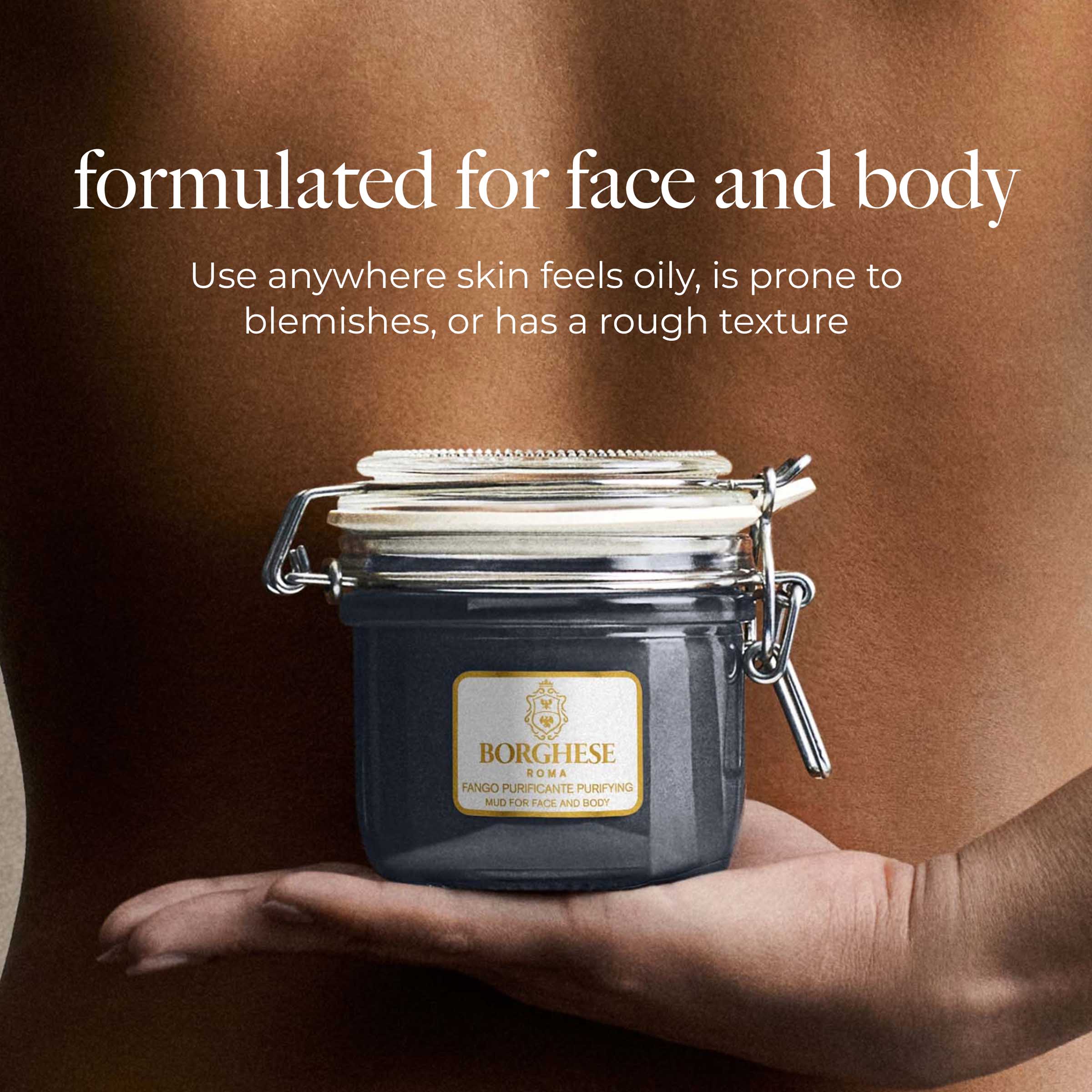 Fango Purificante Purifying Mud for Face and Body – Borghese