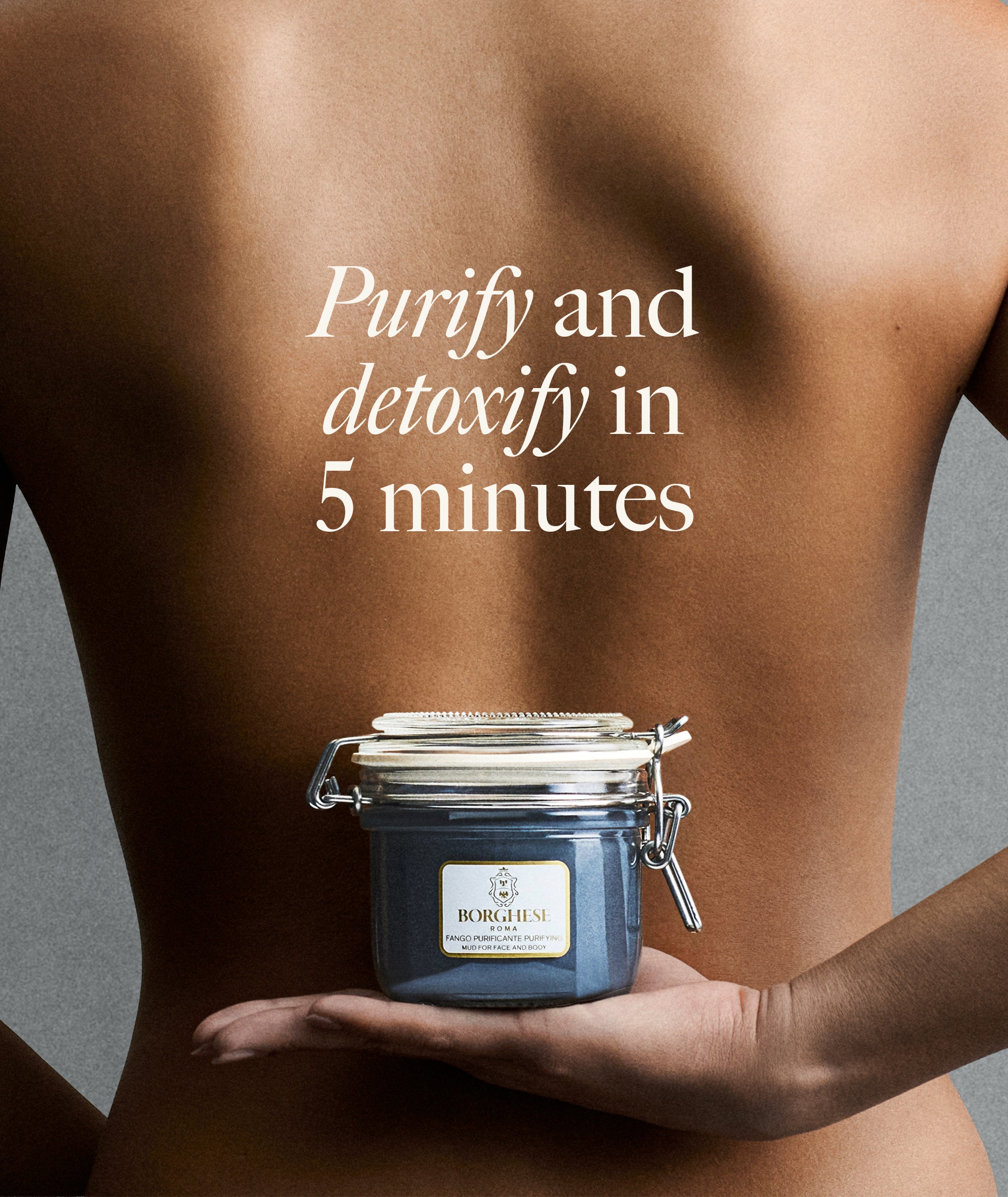 Fango Purificante Purifying Mud for Face and Body – Borghese