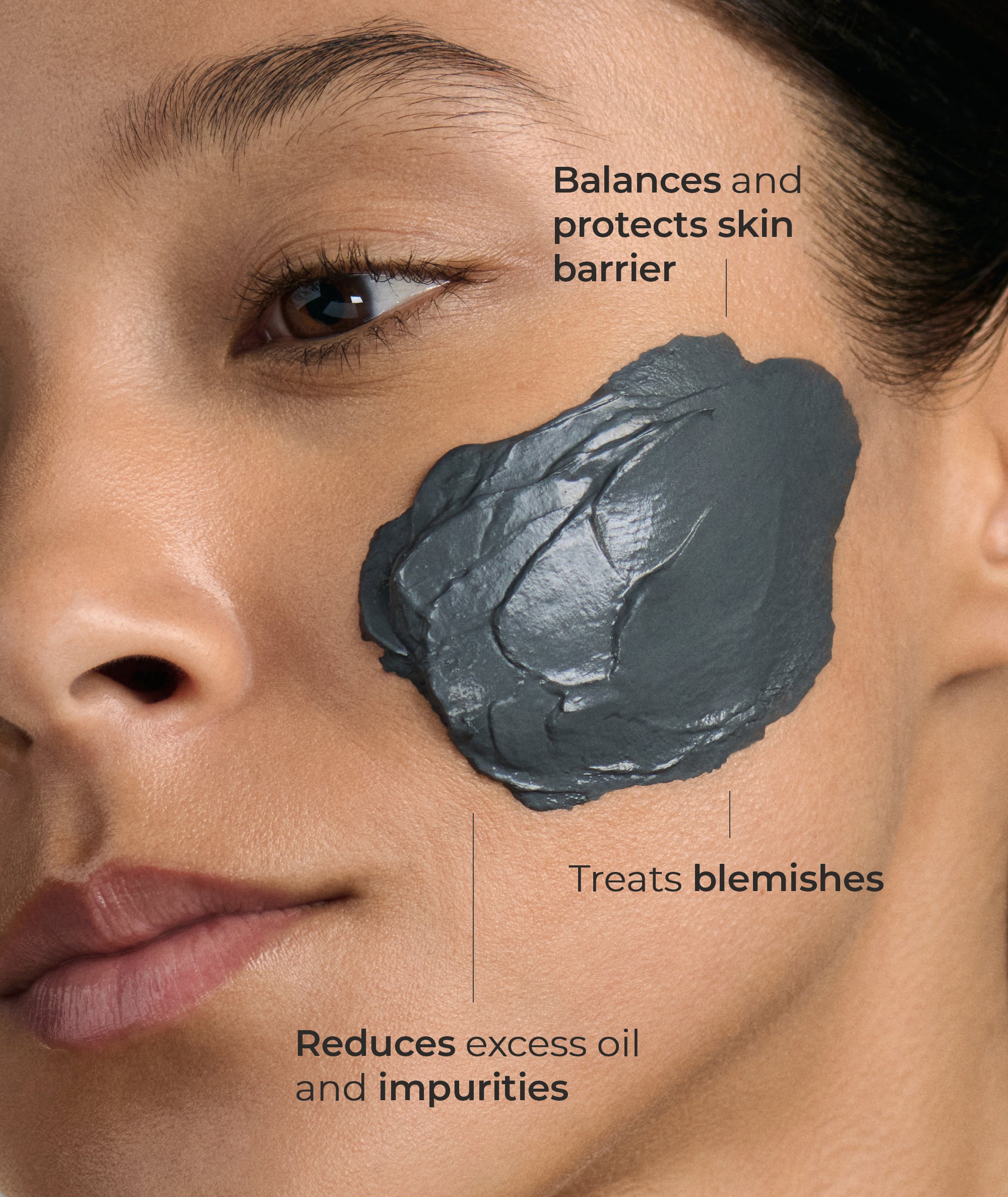 Balances and protects skin barrier, treats blemishes, reduces excess oil and impurities